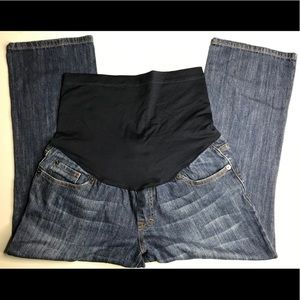 Liz Lange for Target maternity denim capri jeans 6